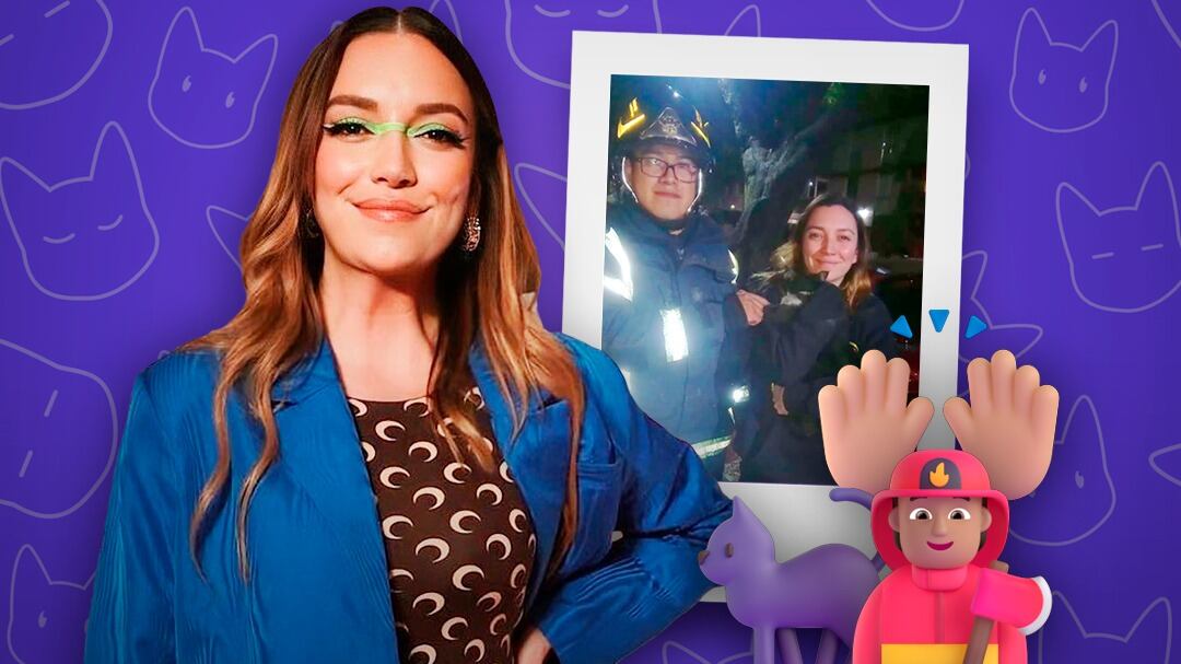 Rescatan al gato de Regina Blandón y Bomberos de la CDMX filtran sin querer, la calle dónde vive