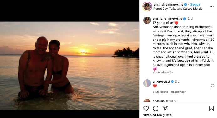 Bruce Willis y Emma Heming