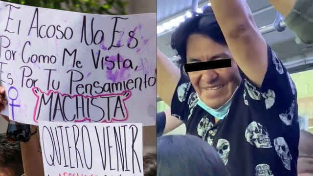 Agresor en el transporte público de Monterrey