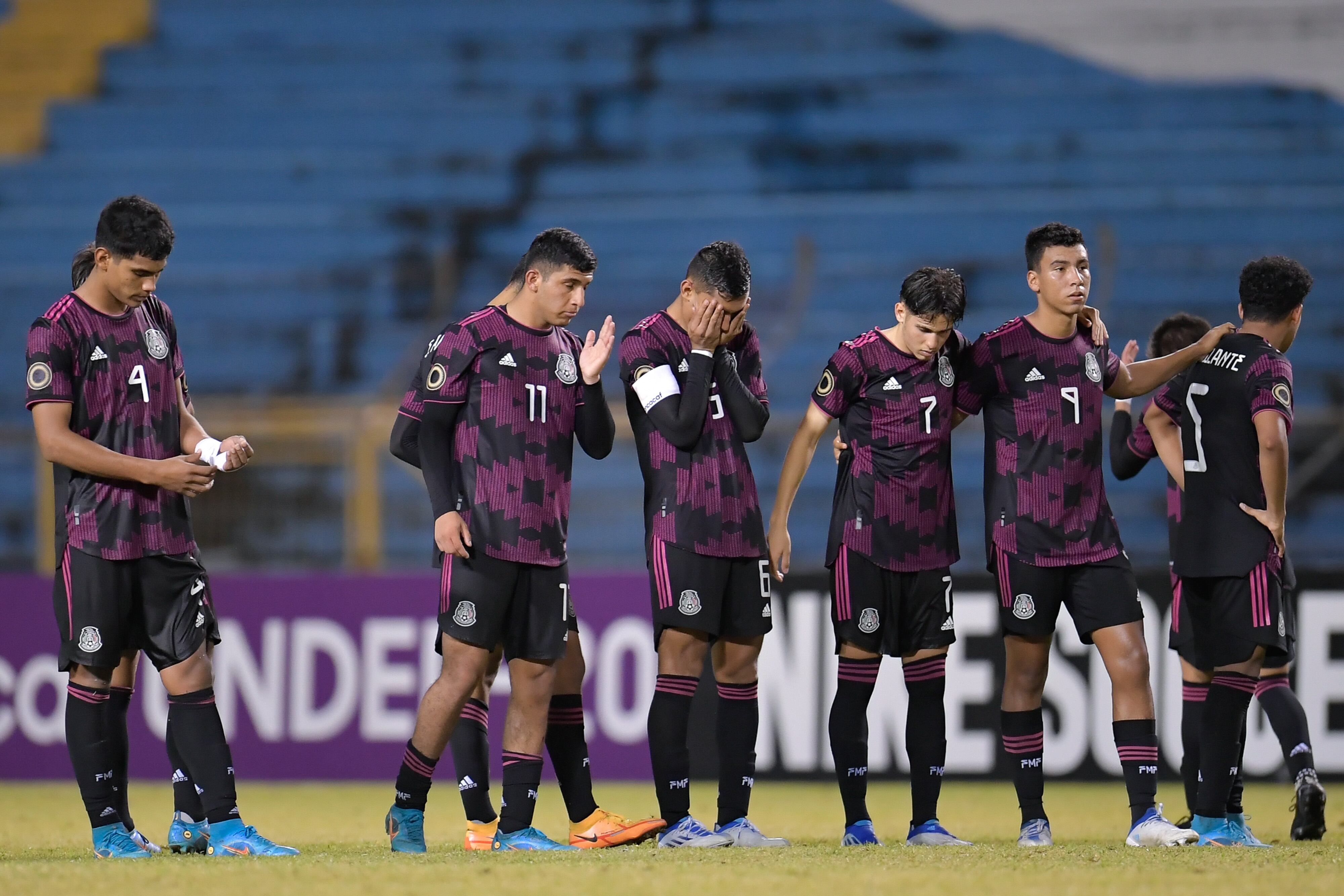 Selección Mexicana Sub 20 en la tanda de penaltis contra Guatemala