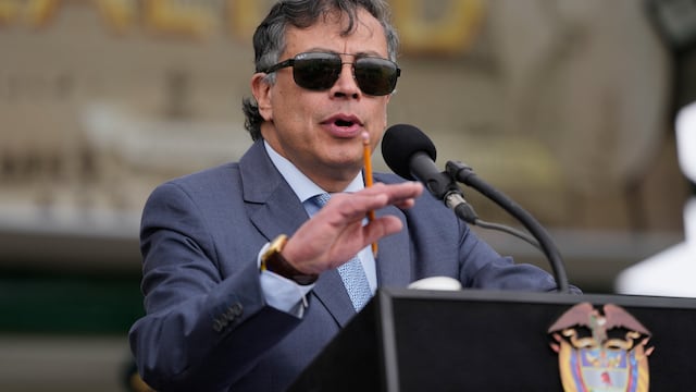 El presidente de Colombia, Gustavo Petro