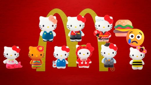 Hello Kitty ya llegó a la Cajita Feliz de McDonalds, pero la colaboración decepcionó a los fans