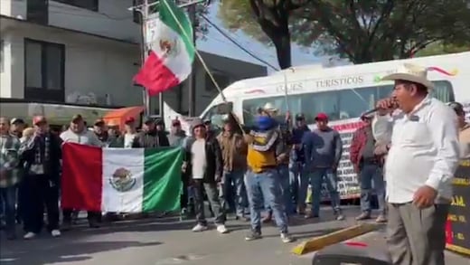 Agricultores protestan frente a la Sader en CDMX por precio justo de la caña de azúcar