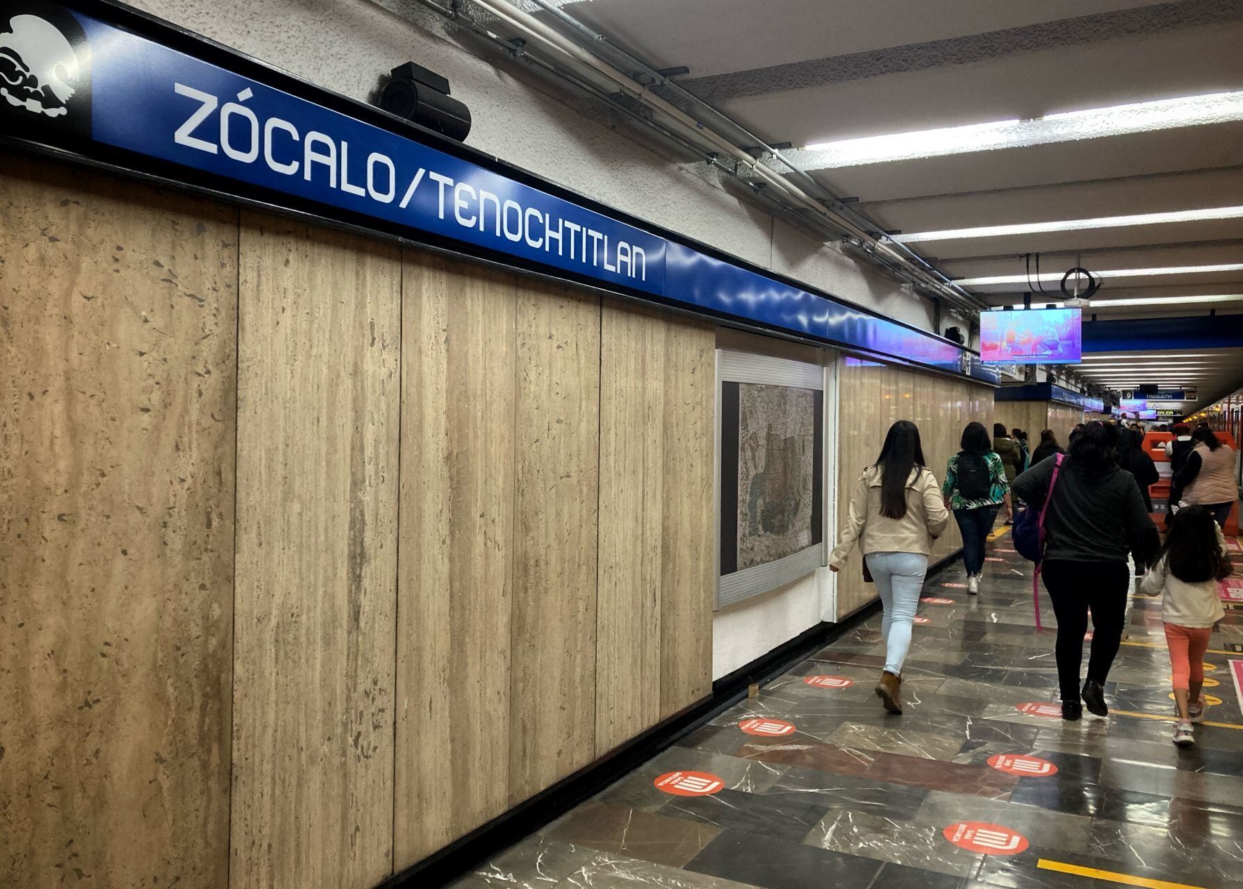 Estación Zócalo de la Línea 2