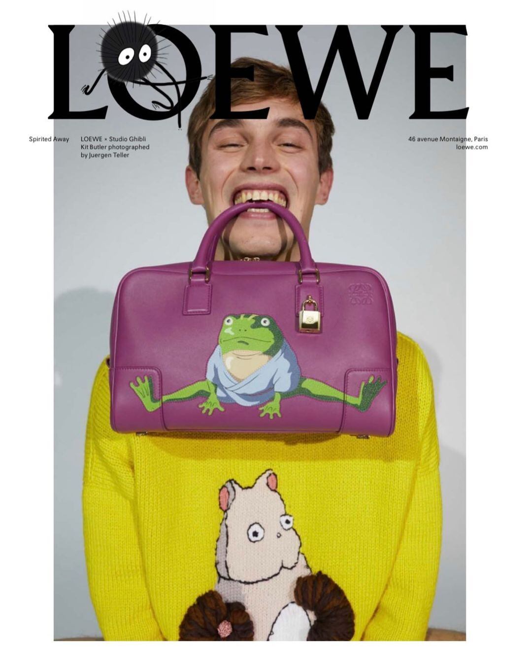 Bolso y suéter de Loewe inspirados en la película: 'El viaje de Chihiro'