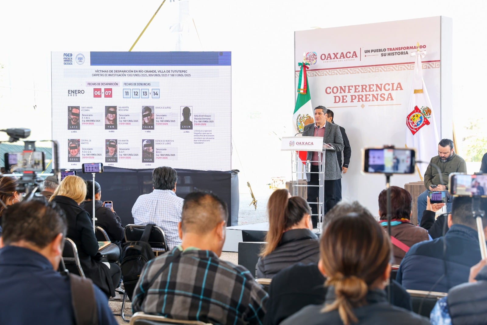 Desaparecidos en Oaxaca: Hallazgos informados hoy lunes 20 de enero