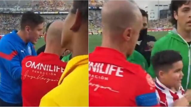 Niño invade cancha y es defendido por jugadores de Chivas