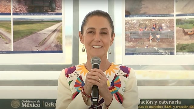 Claudia Sheinbaum anuncia que el Tren Ciudad de México-Pachuca estará listo para el primer semestre de 2027