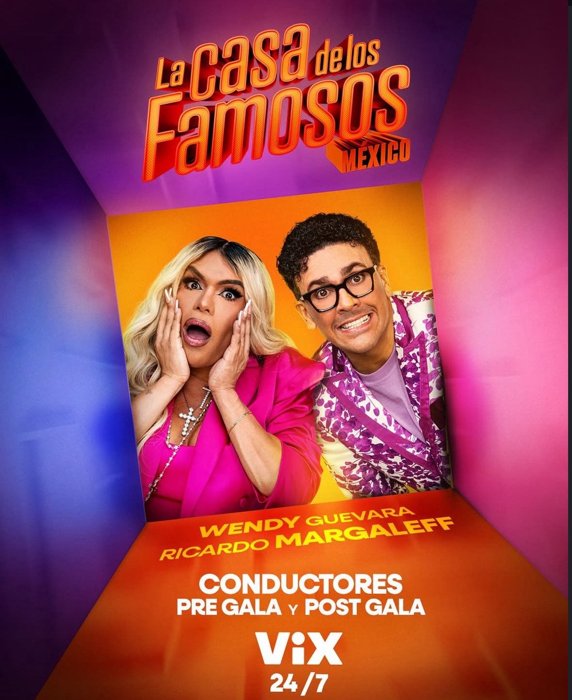 Wendy Guevara y Ricardo Margaleff, conductores de La Casa de los Famosos México 2025