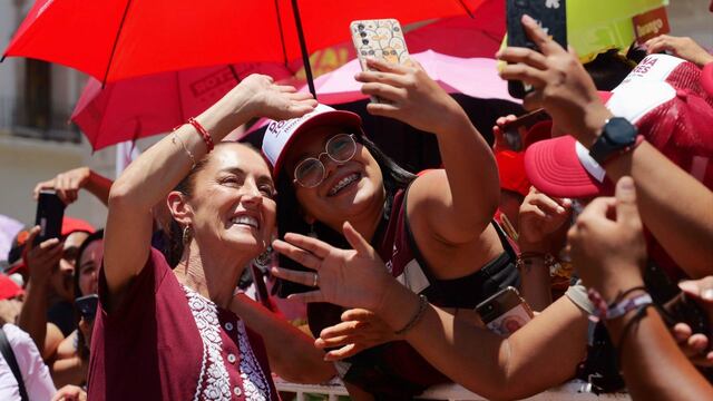 Claudia Sheinbaum, candidata a la presidencia de república por la coalición Sigamos Haciendo Historia