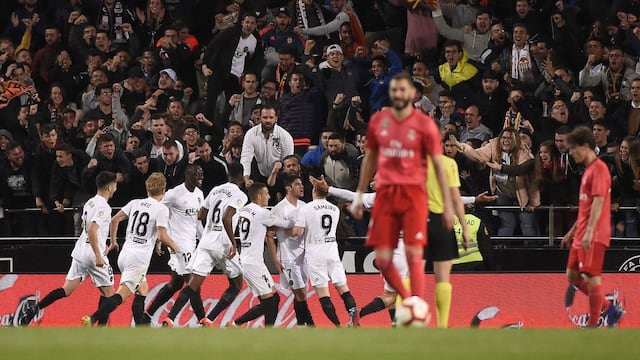 Real Madrid cayó en Valencia