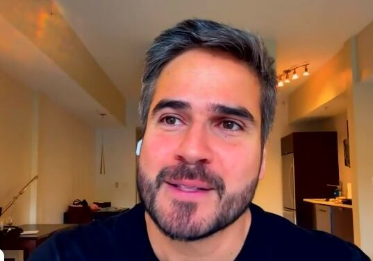 Daniel Arenas, actor y conductor.