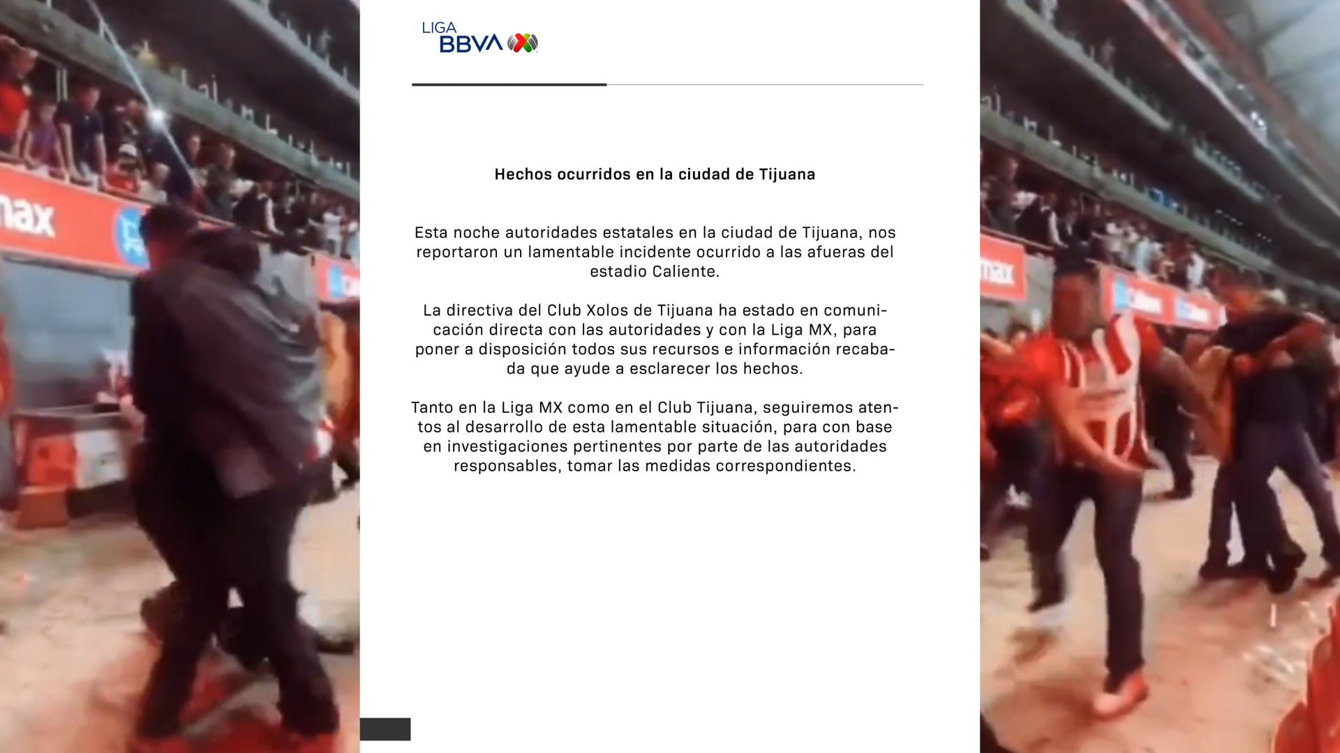 Comunicado de la Liga MX.
