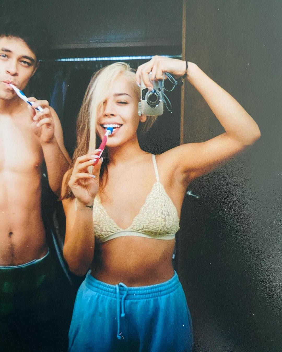 Danna Paola y Alex Hoyer.