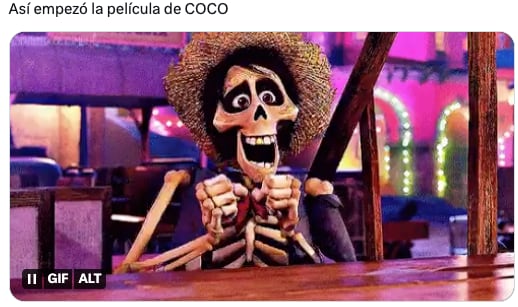 Memes comparan a Peso Pluma con Ernesto de la Cruz de Coco por no reconocer a Pedro Tovar