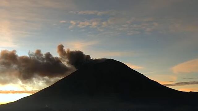 Volcán Popocatépetl el 17 de enero