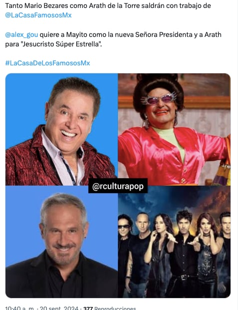 Alejandro Gou quiere trabajar con Mario Bezares y Arath de la Torre