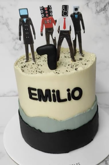 Pastel de Skibidi Toilet