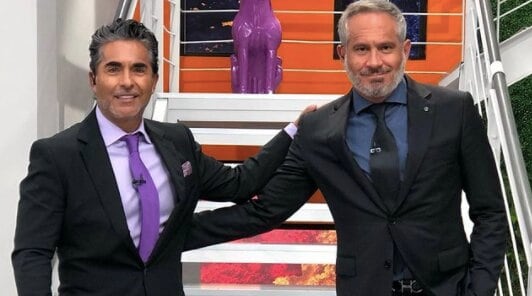 Raúl Araiza y Arath de la Torre en Hoy