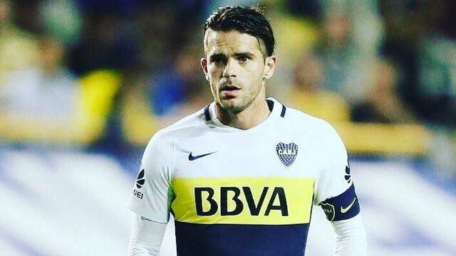 Gago en su segunda etapa con Boca.