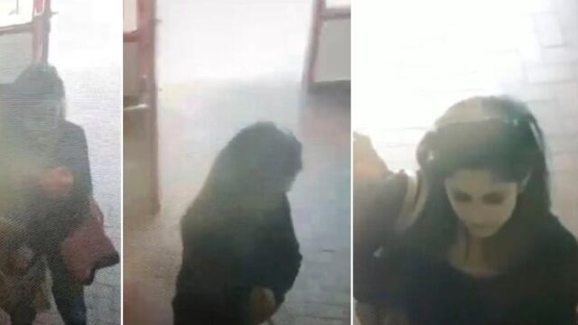 Una mujer se roba las propinas de una pizzería.