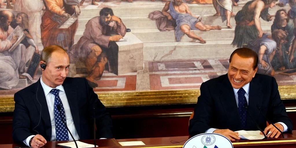Vladimir Putin lamenta la muerte del ex primer ministro de Italia, Silvio Berlusconi