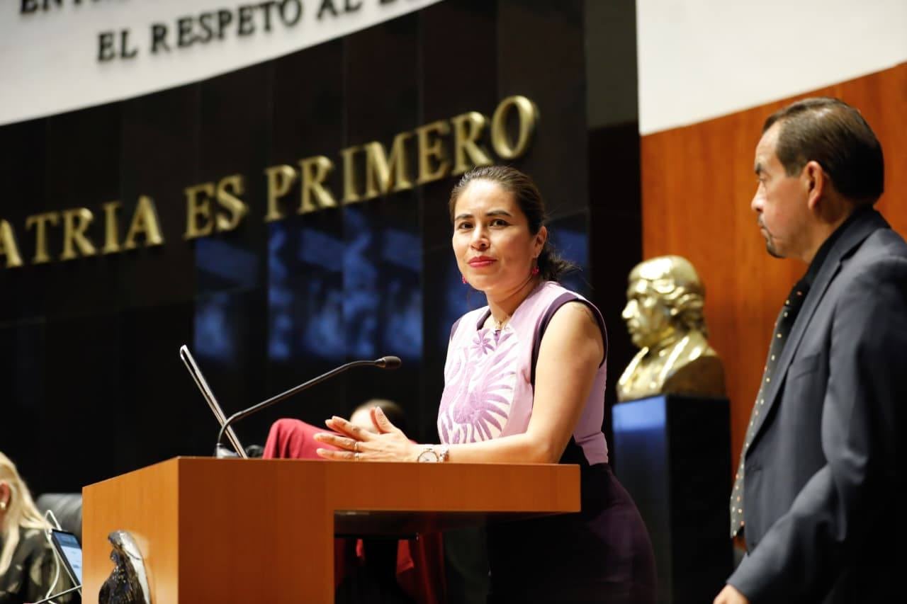 Simey Olvera, senadora de Morena