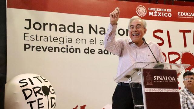 Rubén Rocha en arranque de jornada nacional de estrategia en el aula "si te drogas te dañas"