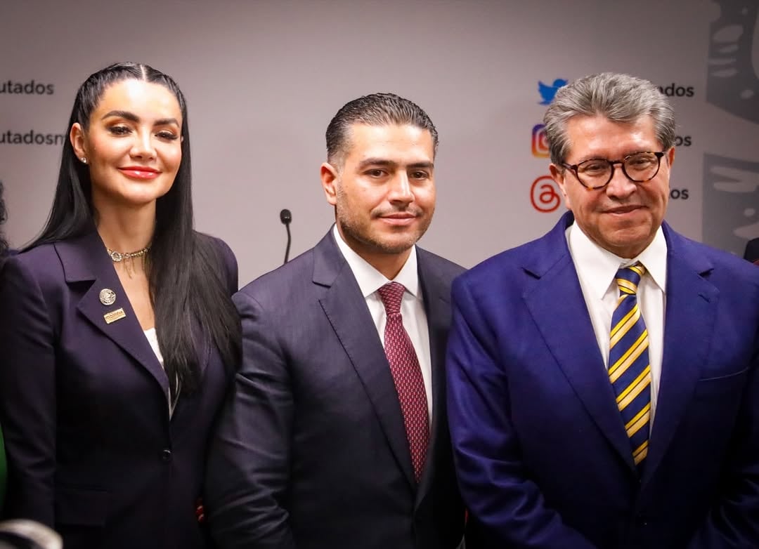 Gabriela Jiménez Godoy consiguió su foto con Omar García Harfuch