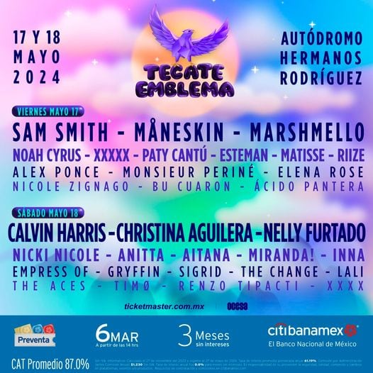Cartel Tecate Emblema 2024