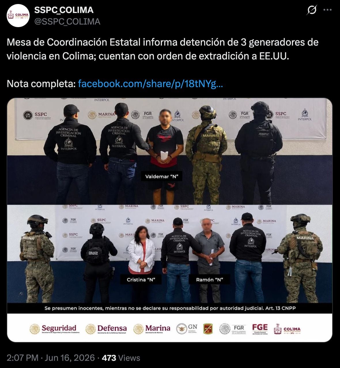 Capturan en Colima a “Valdo”, operador del Cártel del Golfo buscado por Estados Unidos