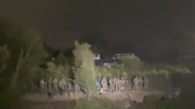 Agentes de Estados Unidos en la frontera con México