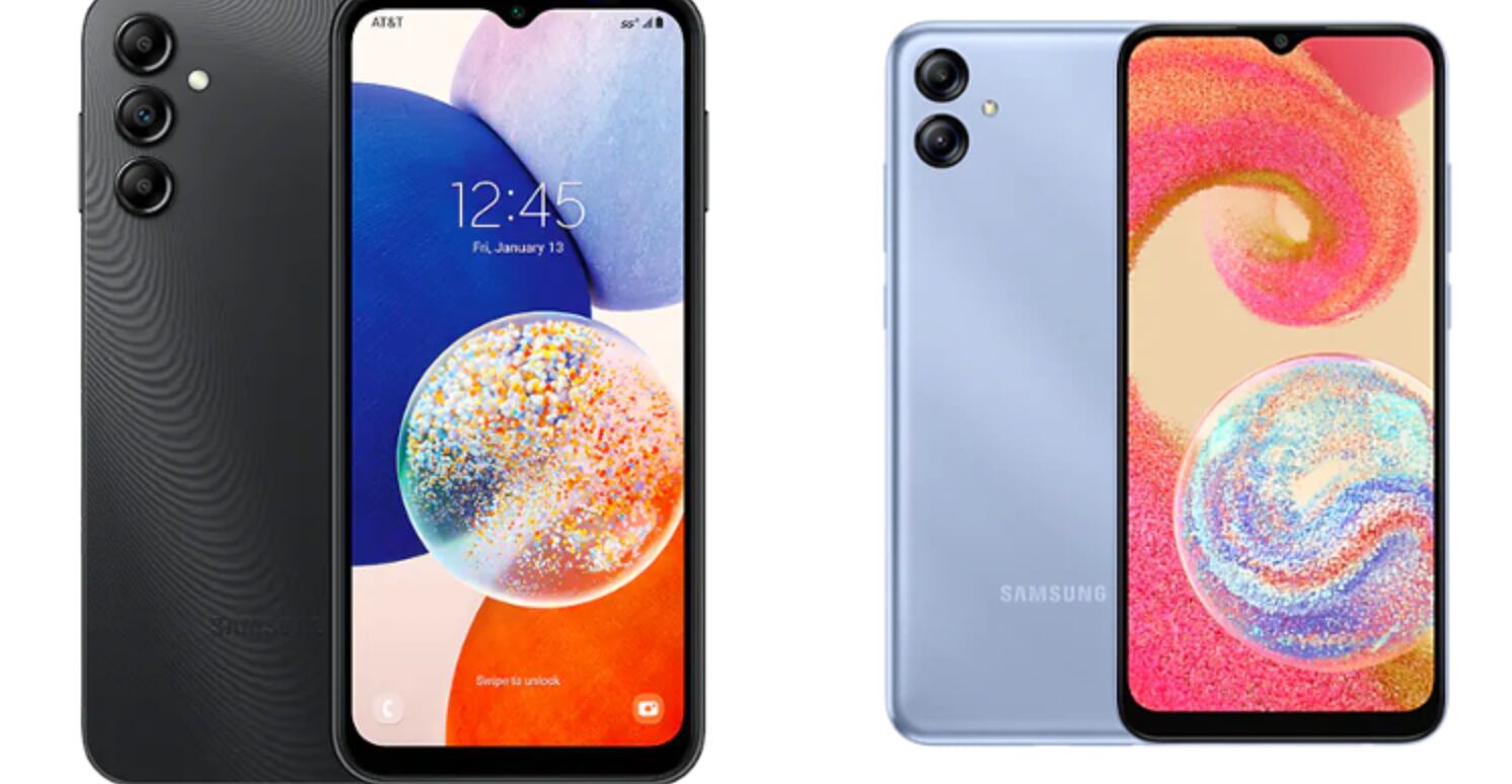 Samsung Galaxy A14 y A04E