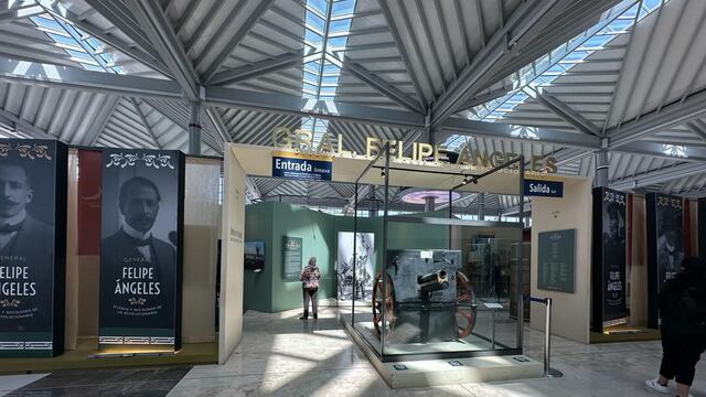 AIFA alberga exposición sobre Felipe Ángeles