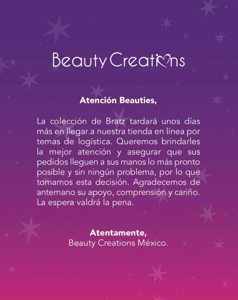 Bratz x Beauty Creations