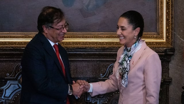 Claudia Sheinbaum y Gustavo Petro