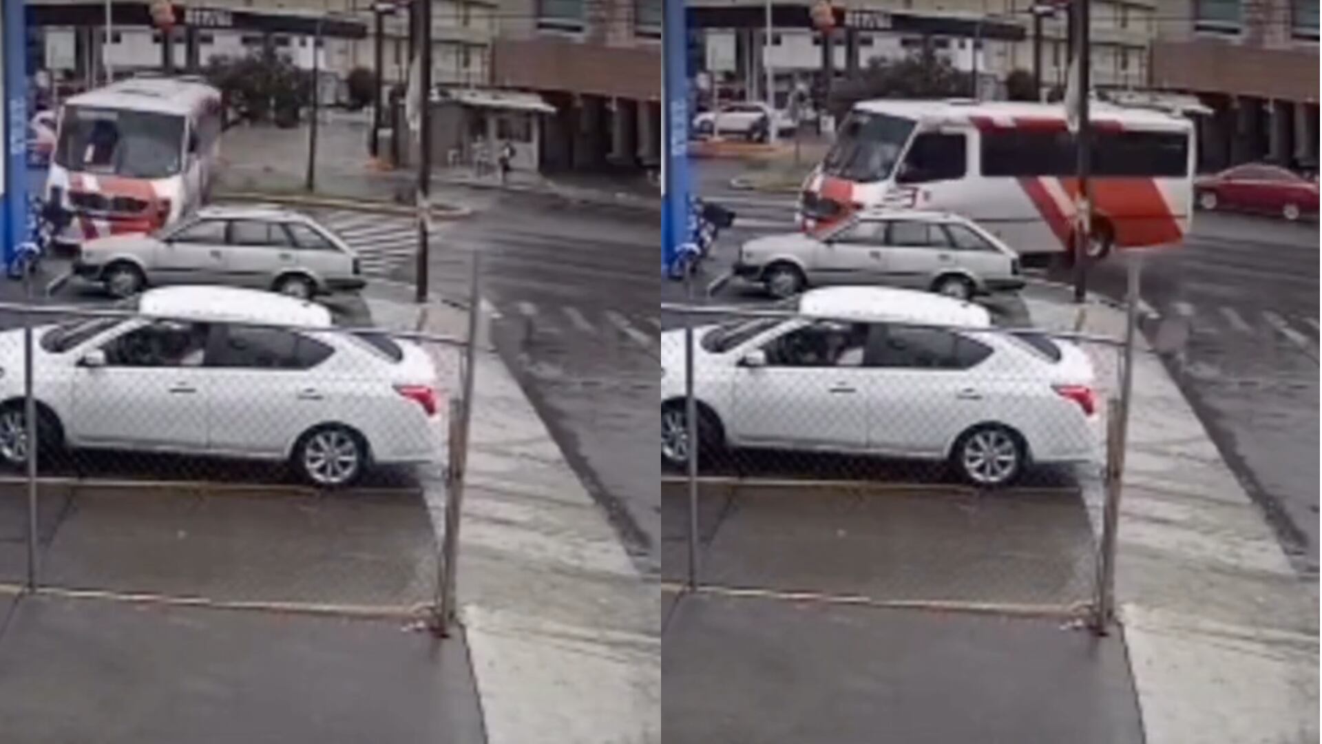 Chofer de camión derrapa en TikTok