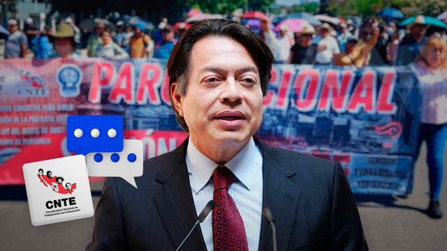 CNTE acepta acudir a mesa de diálogo convocada por Mario Delgado