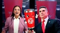 Ariadna Montiel y Alejandro Moreno protagonizan disputa por un termo del PRI