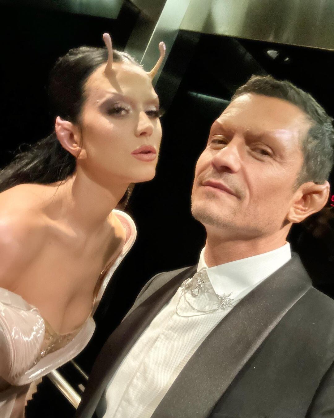 Katy Perry y Orlando Bloom en sexy alienígenas.