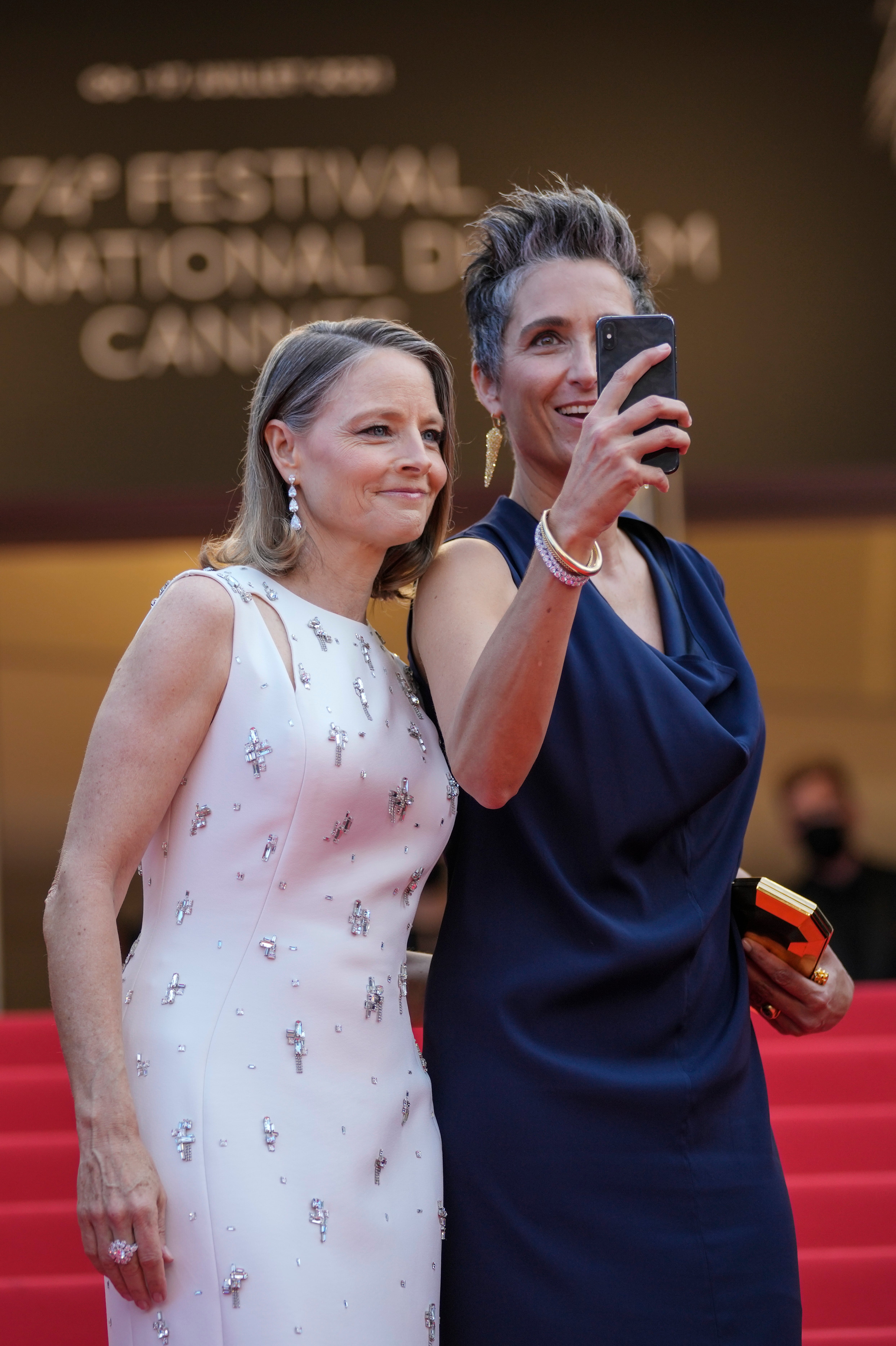 Jodie Foster y Alexandra Hedison en el Festival de Cine de Cannes