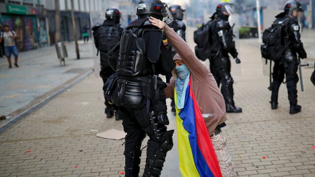 Protestas en Colombia por reformas de Iván Duque.