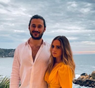 Camila West y su prometido Bruno Naufal