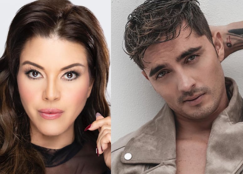 Alicia Machado y Christian Estrada