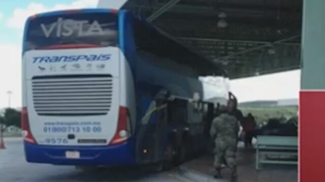 Autobús que llevaba 22 migrantes a Ciudad Reynosa