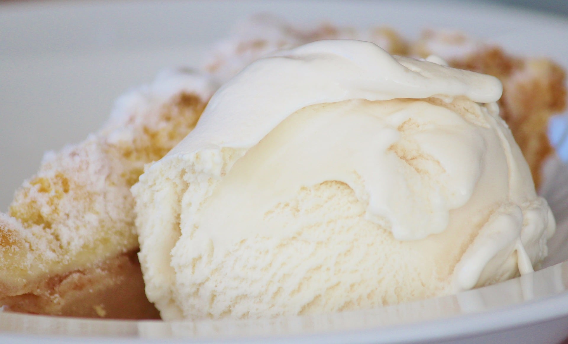 Helado sabor a vainilla