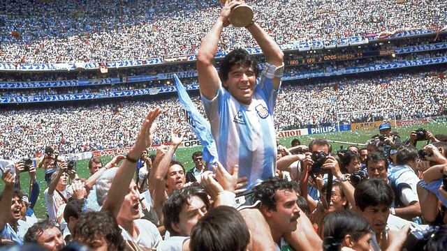 Diego Armando Maradona en el Mundial de 1986