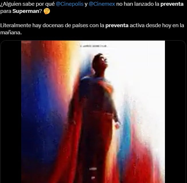 Preventa de Superman