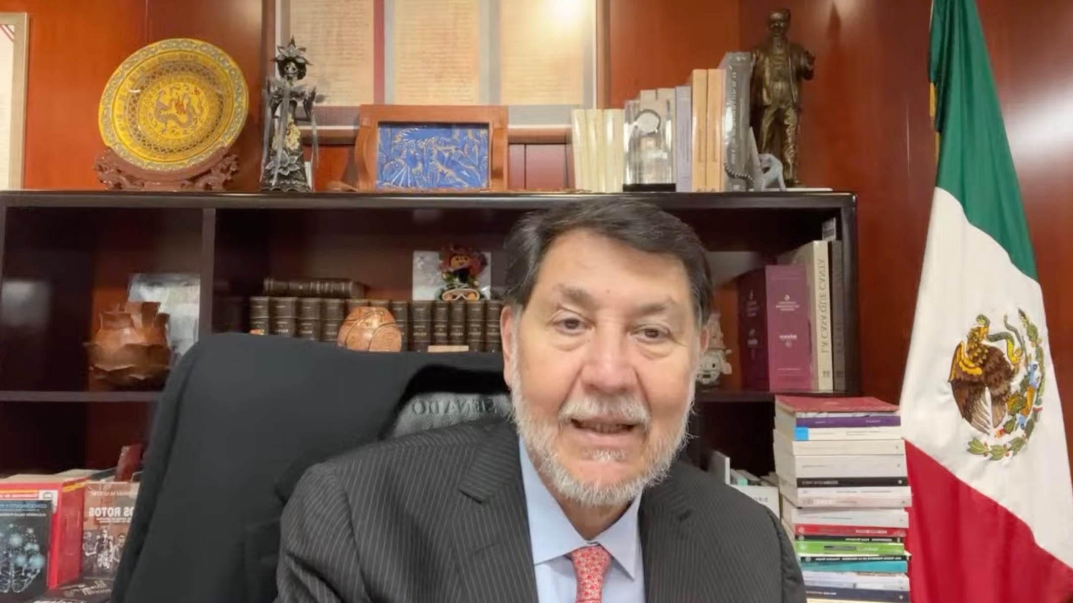 Noroña se pronuncia sobre Edson Andrade y la marcha de Generación Z: “No deberían dejarlo salir del país”