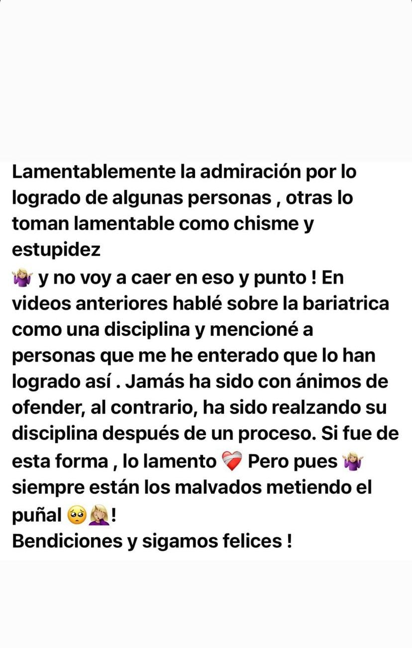 Mensaje Olga Tañón